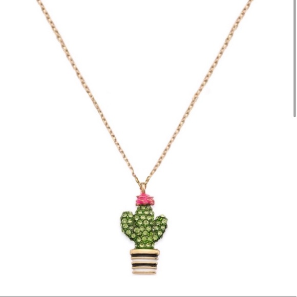 Kate Spade cactus necklace